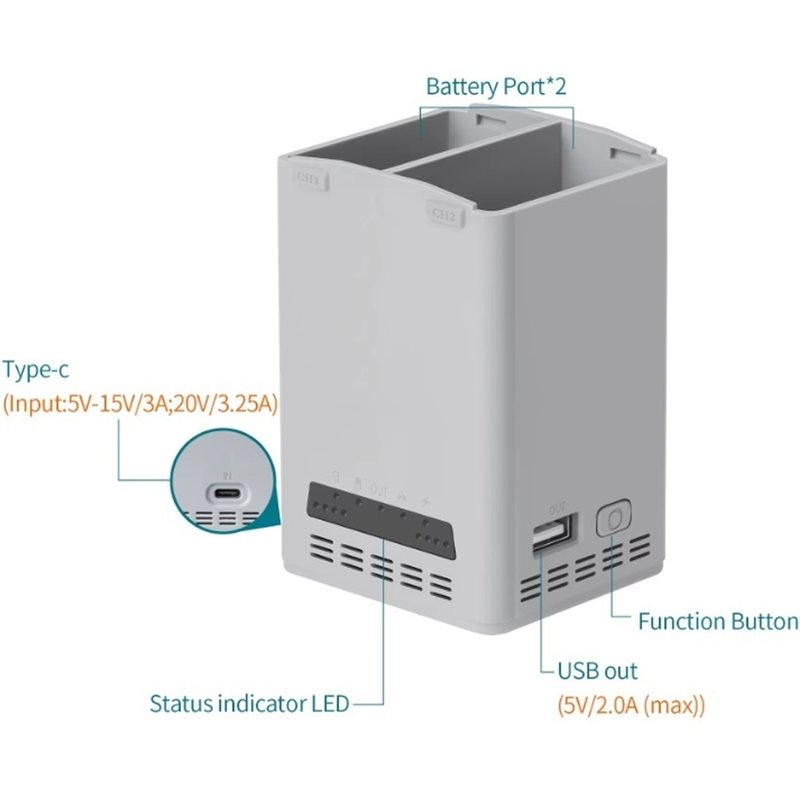 Drone Battery Smart - A53M – Oplader voor DJI Lito