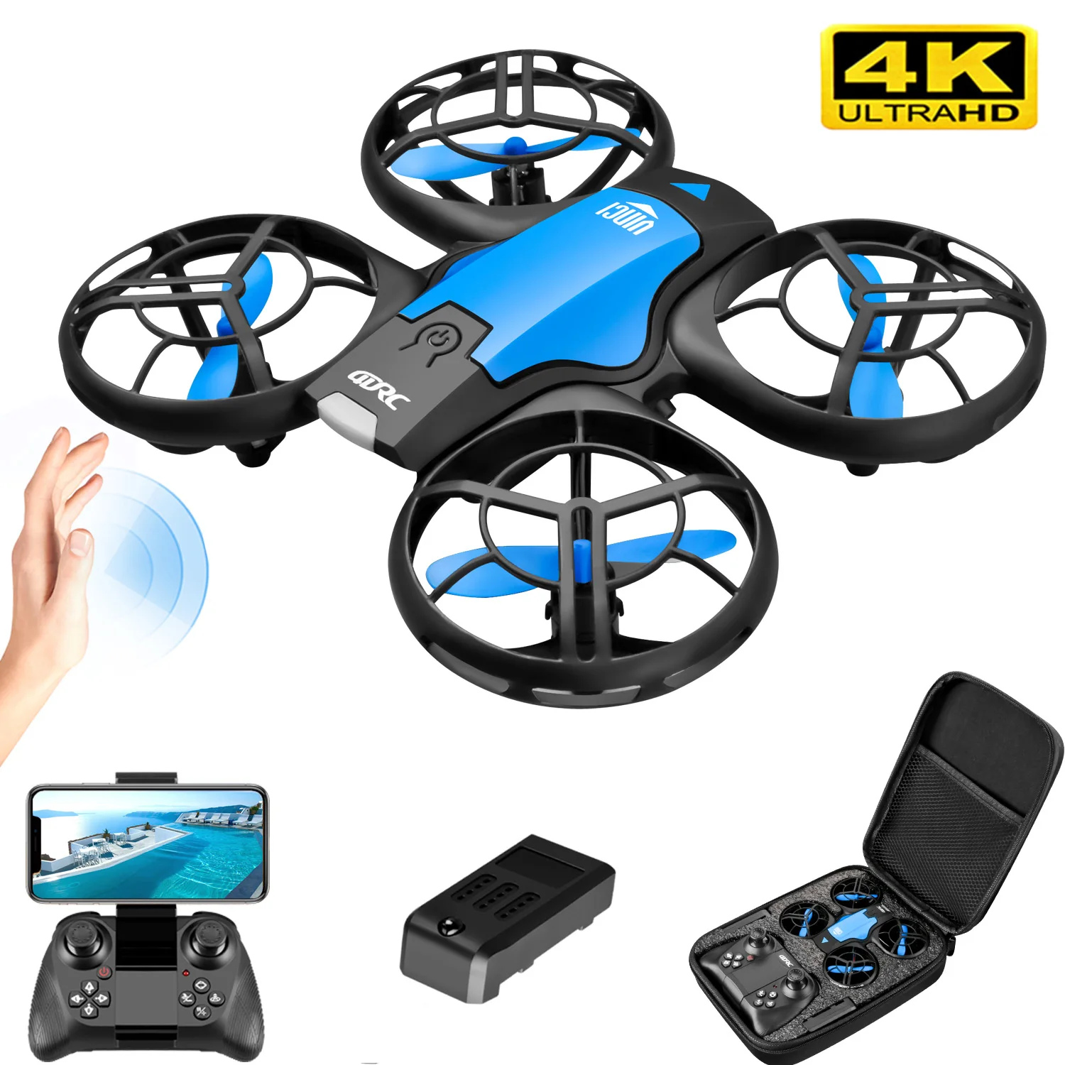 V8 Nieuwe Mini Drone 4K Profes - Drone Battery Box recensie en prijs